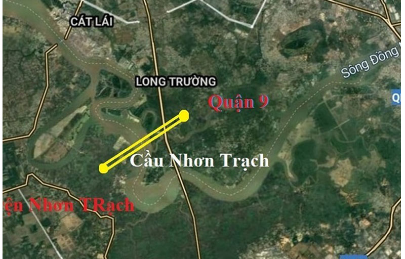 Xây cầu Nhơn Trạch kết nối giao thông TPHCM - Đồng Nai 