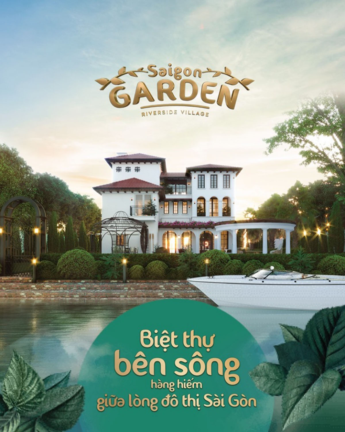 Saigon Garden Riverside Village Quận 9 - Tuyệt phẩm tại bất động sản khu Đông