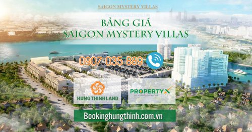 Bảng giá Saigon Mystery Villas quận 2 mới nhất tháng 3/2021