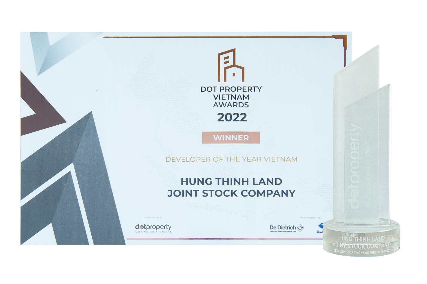 Giải thưởng Nhà phát triển bất động sản của năm tại Việt Nam 2022 của chương trình Dot Property Vietnam Awards 2022.